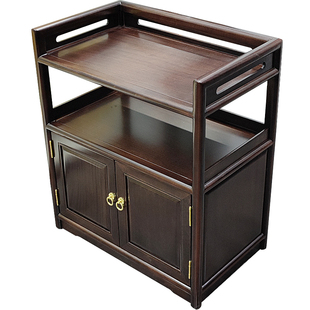 实木茶柜茶水柜茶台茶桌侧边柜家用新中式花梨木沙比利