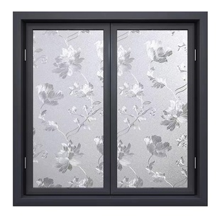 玻璃贴膜防窥膜透光不透明卫生间防窥视窗户磨砂窗花贴纸遮光浴室