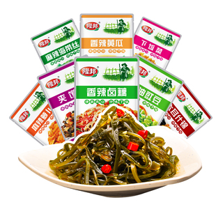 隆邦香辣海带丝开袋即食麻辣萝卜干开味下饭菜小包装速食腌制咸菜