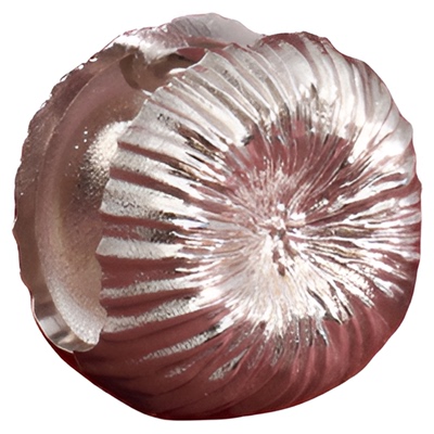 Wens花火系列烟花拉丝圆球耳环女