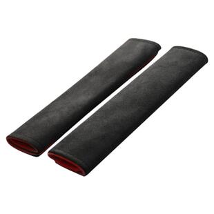 安全带护肩套车用保险带护肩加厚创意改装翻毛皮汽车护肩带保护套