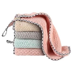 厨房抹布吸水不沾油去渍厨房家用洗碗巾洗碗布家务清洁可挂式擦手