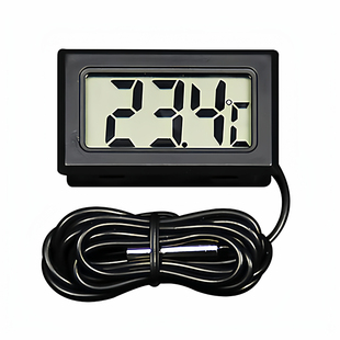 电子温度计数字显示带探头测水温数字温度表