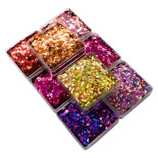 2.5镭射亮片滴胶闪粉DIY材料流沙手机壳闪片亮粉金葱粉厂家直销