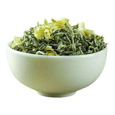 茉莉飘雪 伏天茉莉 蒙顶烘青绿茶6窨炒花 冷泡适宜 50g装