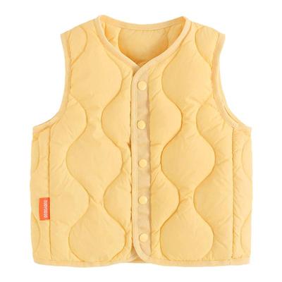 2025新款儿童羽绒马甲男童女童轻薄背心宝宝秋冬内搭保暖坎肩外穿