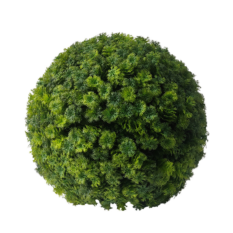 仿真米兰草球落地永生苔藓摆件