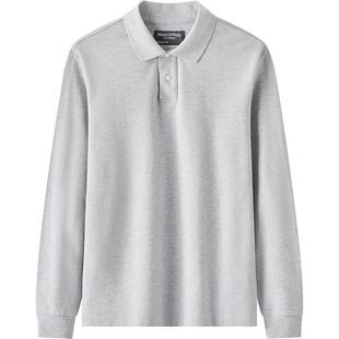 Marc O'Polo/MOP 春季新款气质简约经典百搭纯棉长袖POLO衫男上衣