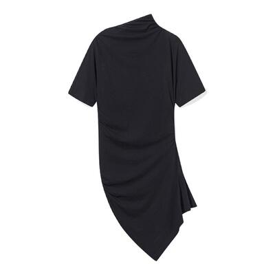 ATTEMPT SS25 扭曲褶皱T恤