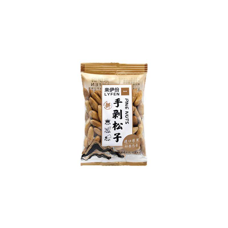 来伊份手剥松子500g炒货坚果