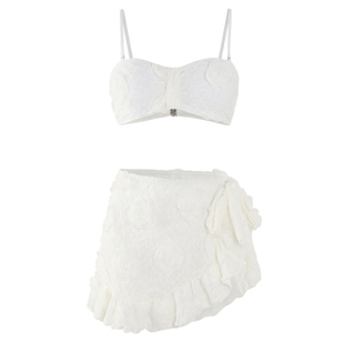 anqinwind分体泳衣女三件套2025新款高腰显瘦聚拢度假性感比基尼