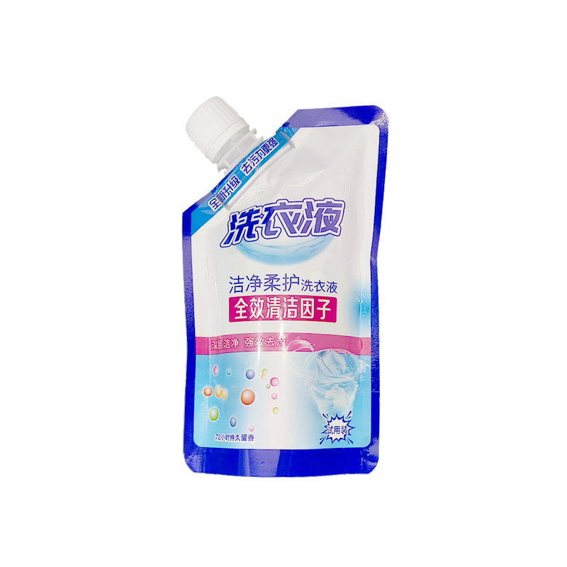 持久留香洗衣液袋装120ml深层洁净护色增艳多功能洗衣液体验装