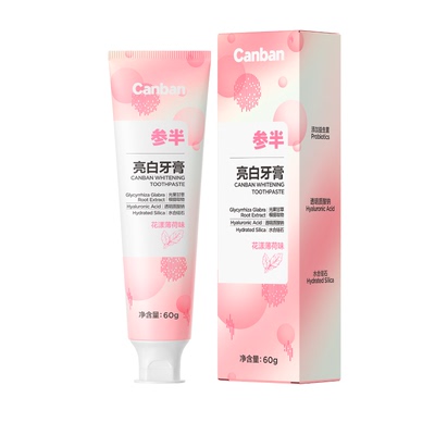 参半牙膏亮白牙齿清新口气