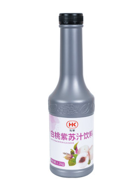 弘客白桃紫苏汁饮料奶茶店原材料