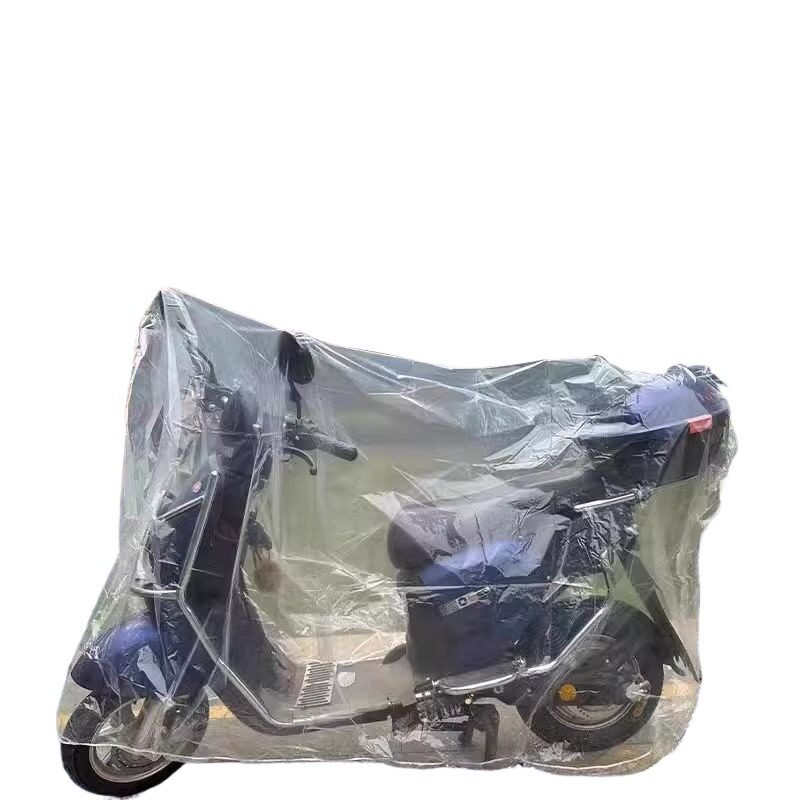 一次性电动车防雨罩防尘罩摩托车塑料透明防晒电动电瓶车车衣防水