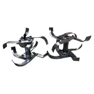 微耕机配件农机具4片2组旋耕机旱地刀具总成犁田刀松土刀头包邮