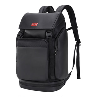 DIESEL迪赛商务风双肩包男多功能大容量防水登机简约通勤旅行背包