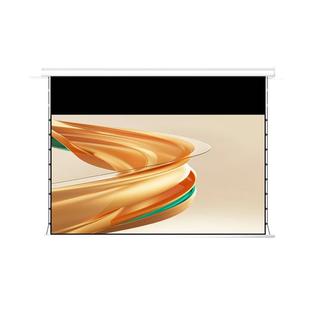 【免费勘测】鲸米嵌入式投影幕布电动升降蓝牙音响幕布全隐藏式天花幕布100寸120寸电动拉线抗光幕布投影家用