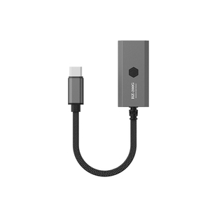 弱水时砂RZ-200g小尾巴hifi解码耳放手机Type-C转3.5mm耳机转接线