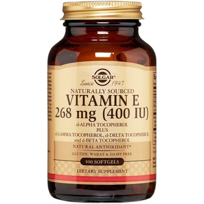 solgar维生素E软胶囊美国进口vitamin E 268mgve美白淡点去黄