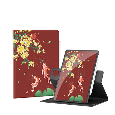 适用华为平板保护套旋转全包防摔