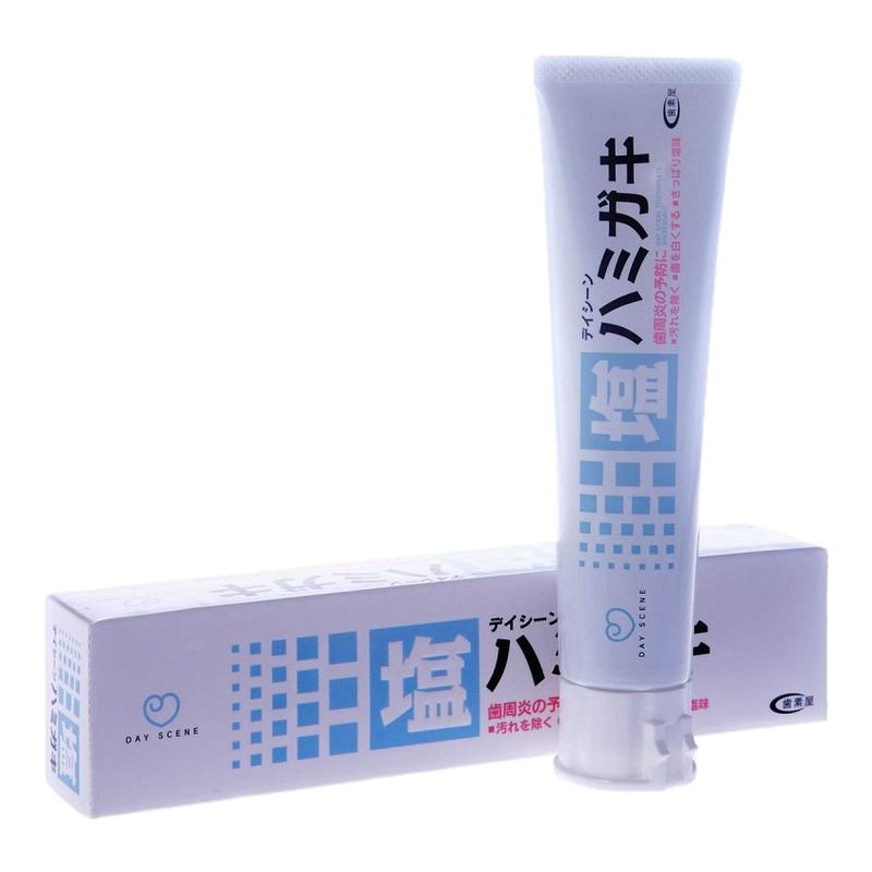 日本原装进口齿素屋齿美屋深海亮白盐牙膏去渍洁白低泡健齿咸味