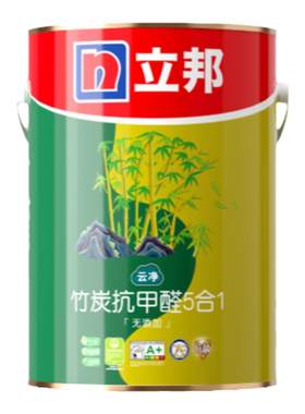 立邦竹炭防霉抗甲醛5合1乳胶漆