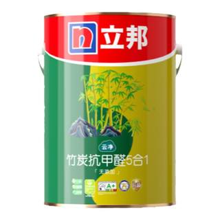 立邦乳胶漆室内家用墙漆抗甲醛金装五合一内墙乳胶漆涂料油漆自刷