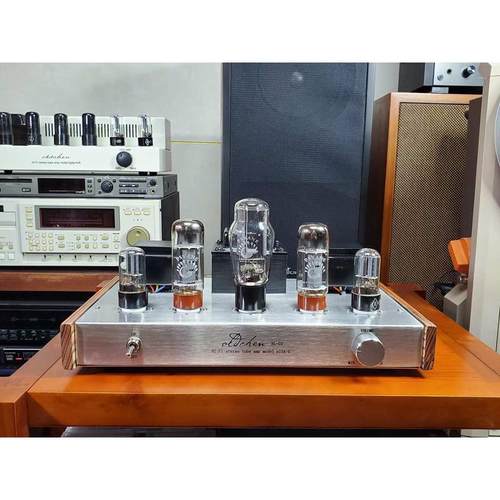 老陈胆机El34单端手工搭棚纯胆机hifi发烧音响电子管功放