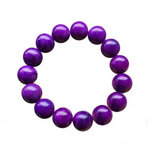 原创天然南非舒俱来手链男女苏纪石帝王紫原矿老料紫手串水晶饰品