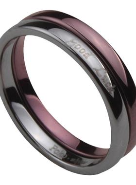 梦克拉钨金戒指抛光戒指 好运