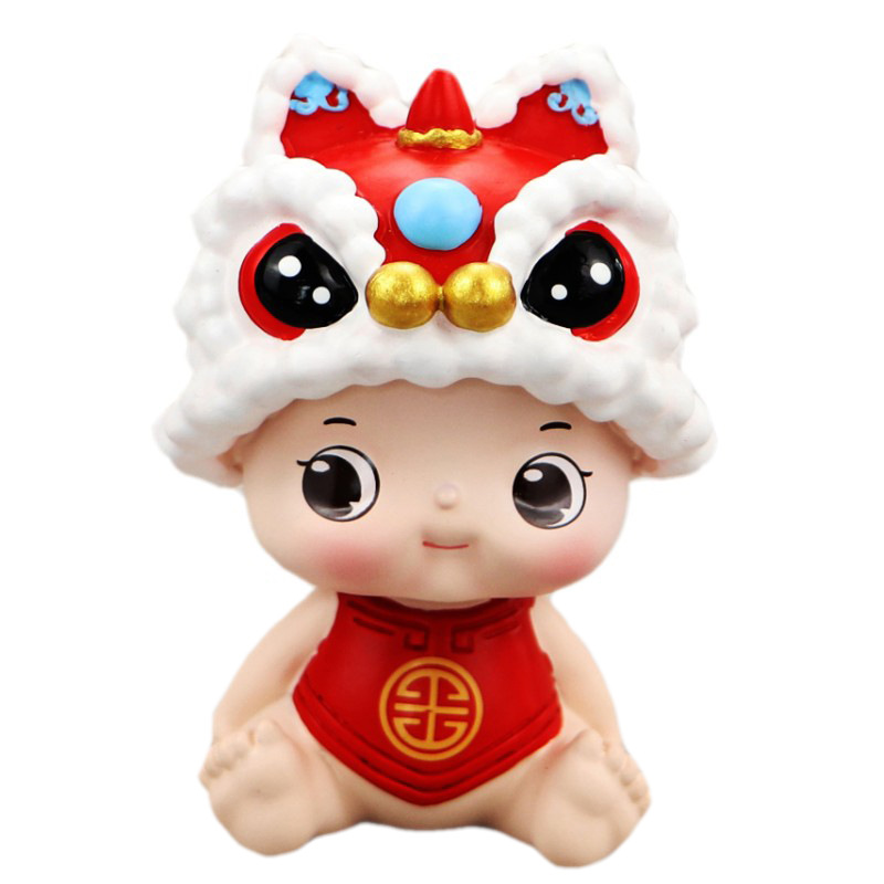 小老虎年新年吉祥物客厅桌面摆件
