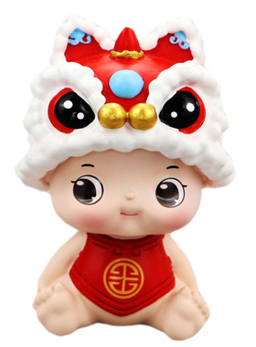 小老虎年新年吉祥物客厅桌面摆件