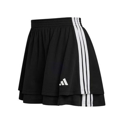 adidas阿迪达斯足球风日常运动休闲半身裙2026春女短裙 JY7632