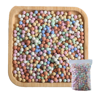 彩色陶粒颗粒花用铺面垫底多肉营养土陶土粒水培养花透气五彩石头