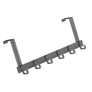 沐笙歌门后挂钩挂衣架免打孔卧室卫生间置物架门背式免组装挂衣钩