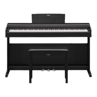 雅马哈电钢琴YDP145立式88键重锤带盖进口成人儿童初学考级家用