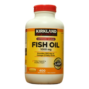 现货美国直购Kirkland科克兰成人天然深海鱼油胶囊DHA Omega-3