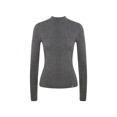 高领针织罗纹弹力打底衫长袖内搭