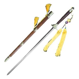 弘岳武当太极剑双手剑不锈钢软剑未开刃陈师行武术剑表演剑练功剑
