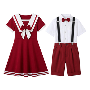 六一儿童合唱演出服中小学生大合唱团男女童诗歌朗诵比赛表演服装