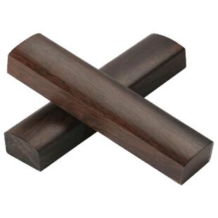 清仓红木纸镇镇纸镇尺书法镇石文房四宝 实木创意仿古压书石小摆件书镇一对 黑檀木压纸书压压书板文镇可刻字