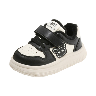 婴儿童鞋宝宝板鞋加绒学步鞋子1一2岁女童冬季新款棉鞋男童运动鞋