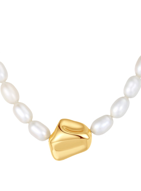 淡水珍珠项链女可定制刻字