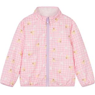 笛莎官方女童外套2025春装新款女宝宝中大童儿童加绒上衣春秋迪莎