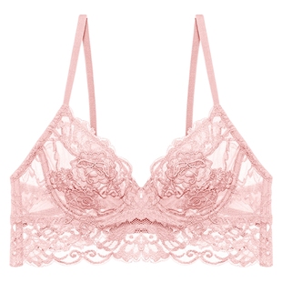 BeChic蕾丝花边性感内衣背心约会女3/4薄杯文胸傲然之花BC13AA1