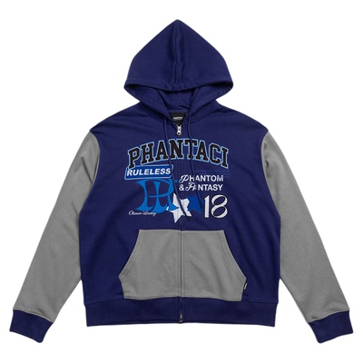PHANTACI周杰伦同款拉链连帽衫