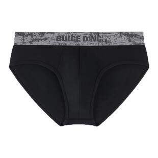 BULGEDING泊丁痕迹夏男士经典三角内裤黑色凉感内衣透气舒适高弹