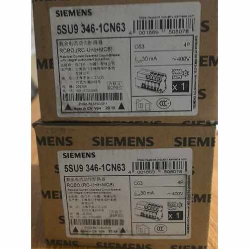 议价5SU93461CN63RCBO漏电保护器型号5S维修