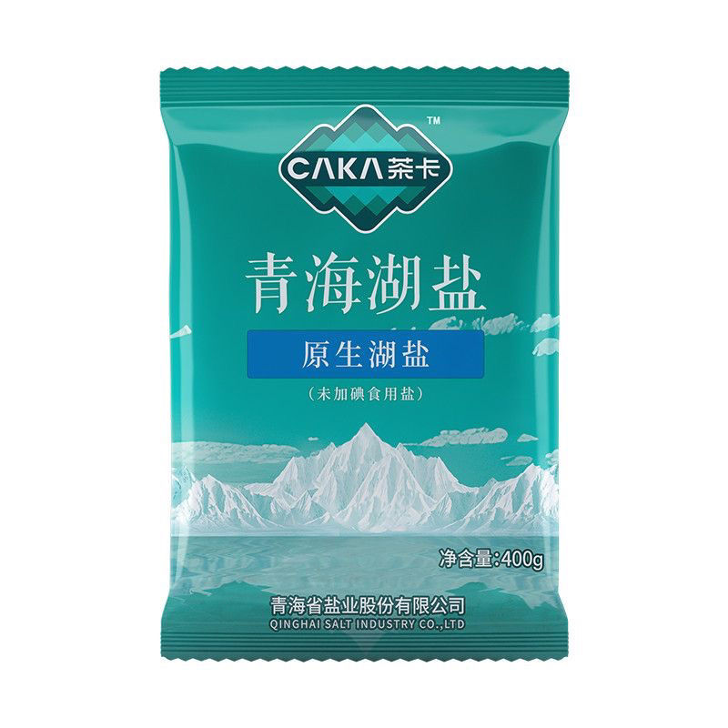 茶卡青海湖盐原生湖盐400g每袋